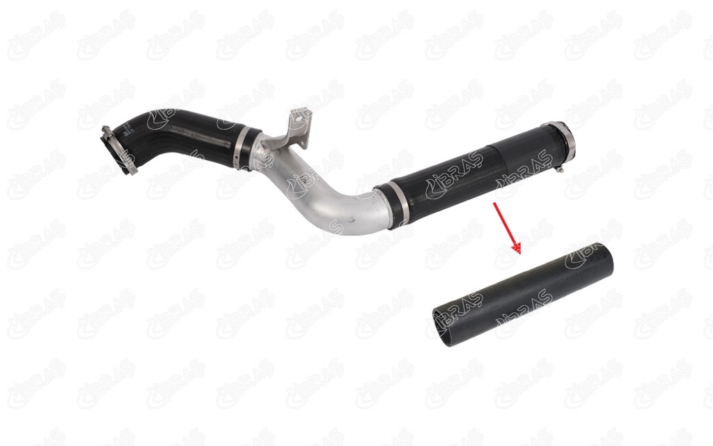 TURBO HORTUMU METAL BORU HARİÇ 60mm x 71mm = 34cm