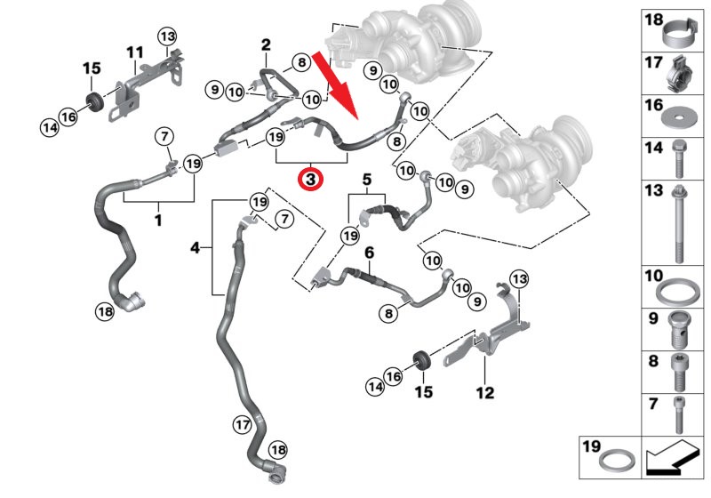 BMW SOĞUTMA HORTUMU