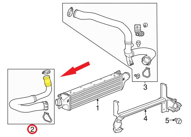 CHEVROLET TRAX TURBO HORTUMU