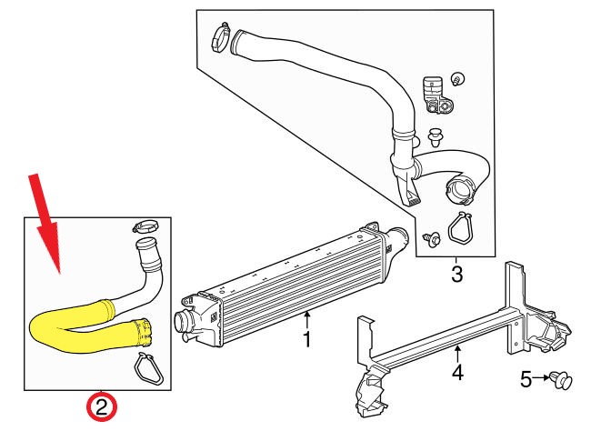 CHEVROLET TRAX TURBO HORTUMU 