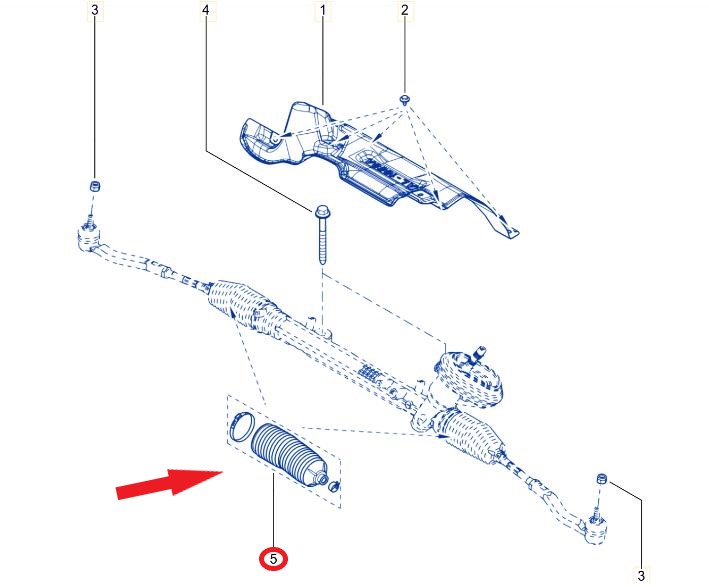 DİREKSİYON KÖRÜĞÜ RENAULT CAPTUR - CLIO IV 