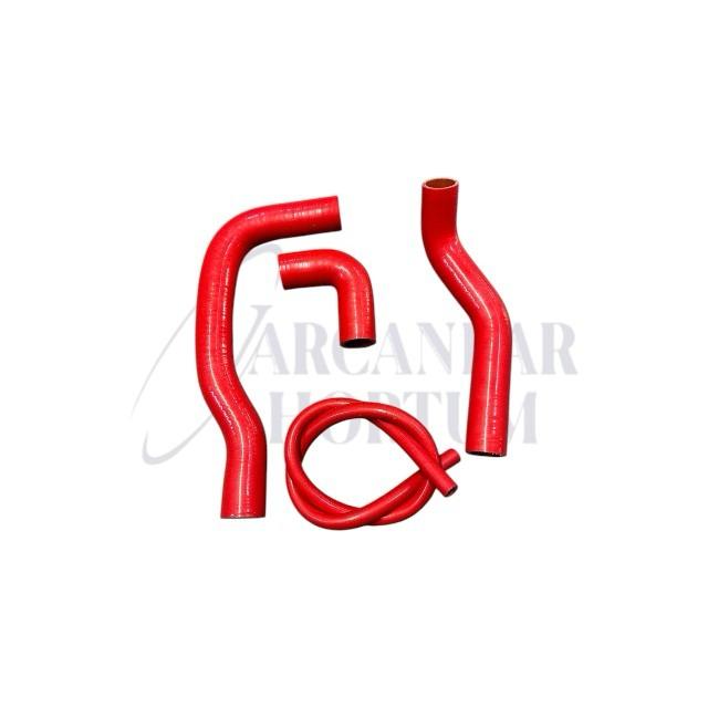 DOGAN SLX SİLİKON HORTUM 4'LÜ SET KIRMIZI