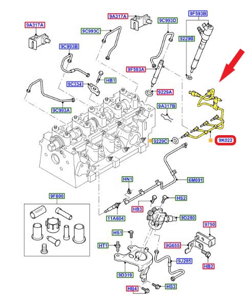 ENJEKTÖR BORUSU YAKIT HORTUMU