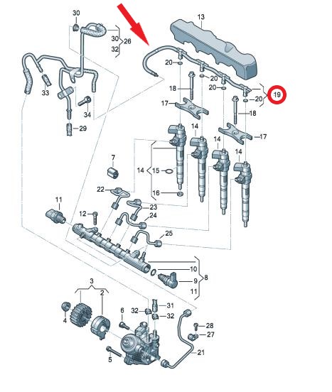 ENJEKTÖR BORUSU YAKIT HORTUMU
