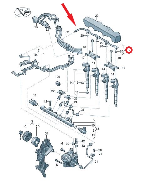 ENJEKTÖR BORUSU YAKIT HORTUMU