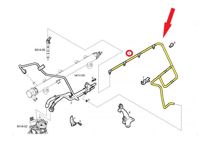 ENJEKTÖR BORUSU YAKIT HORTUMU