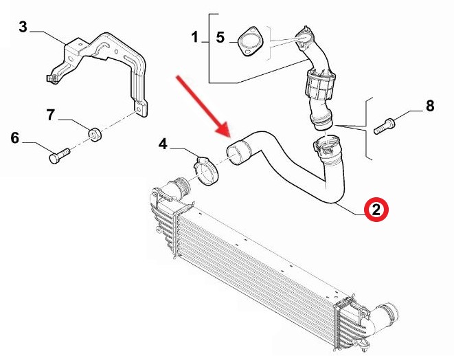  FIAT 500L TURBO HORTUMU
