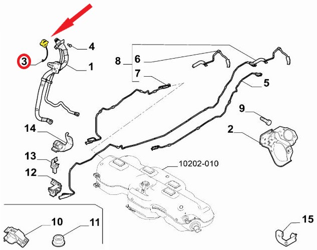 FIAT DOBLO ADBLUE DOLUM KAPAĞI 