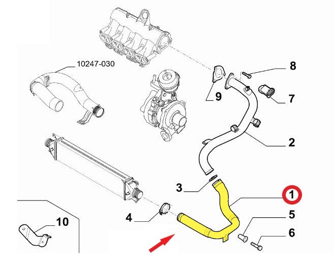 FIAT DOBLO TURBO BORUSU