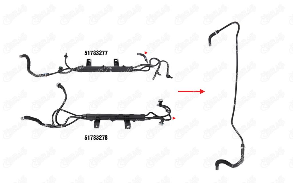 FIAT	DOBLO YAKIT BORUSU BRAKET HARİÇ