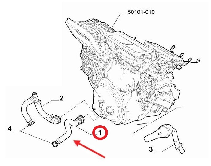 FIAT EGEA KALORİFER HORTUMU