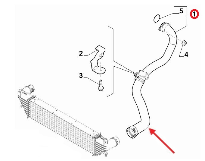 FIAT EGEA / 500L TURBO HORTUM UPLASTİK BORU HARİÇ