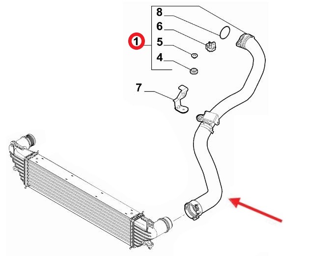 FIAT EGEA TURBO HORTUMUPLASTİK BORU HARİÇ