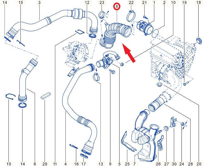 HAVA FİLTRE HORTUMU