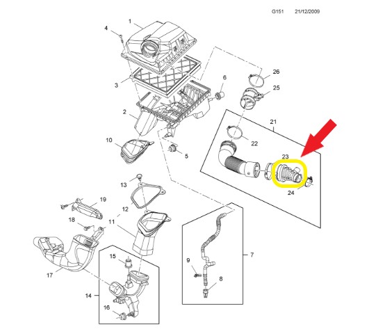 HAVA FİLTRE HORTUMU