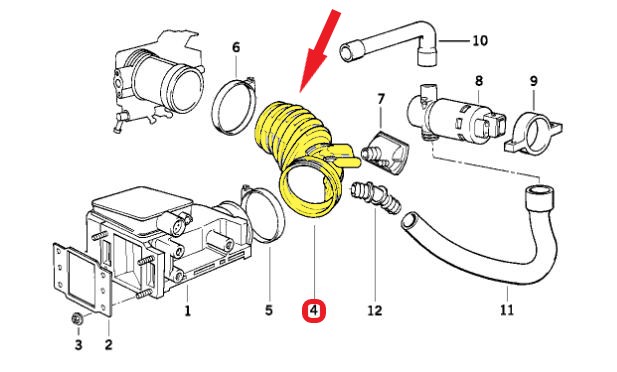 HAVA FİLTRE HORTUMU