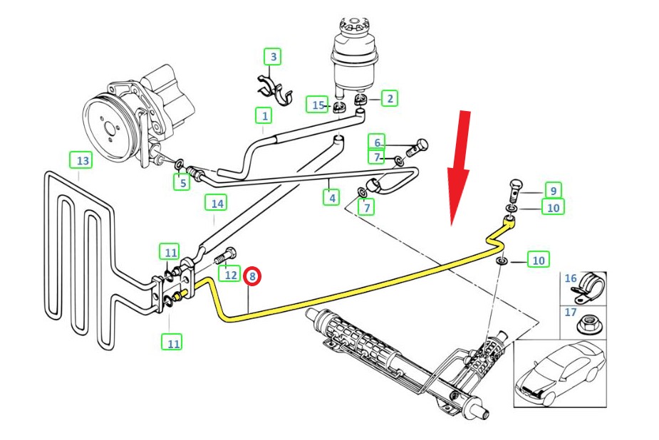 HİDROLİK DİREKSİYON HORTUMU