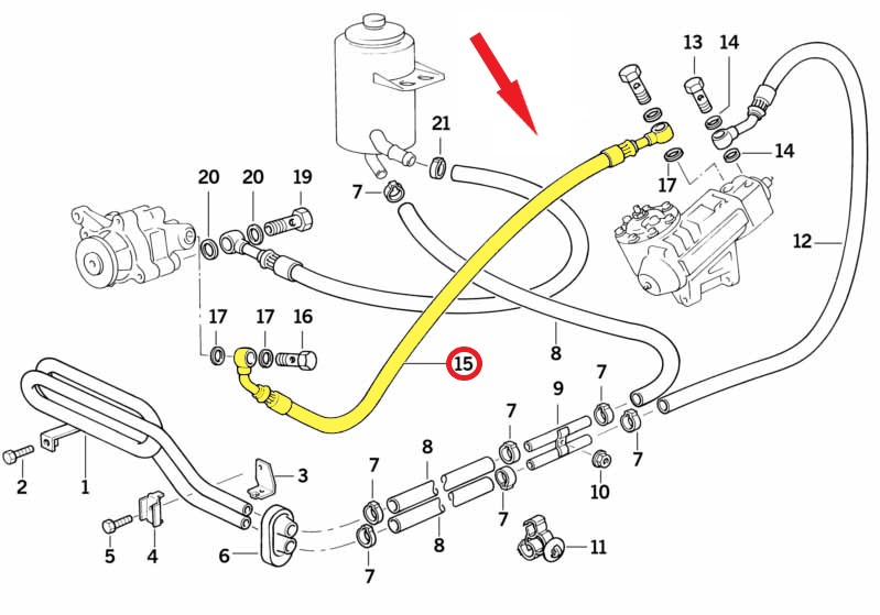 HİDROLİK DİREKSİYON HORTUMU