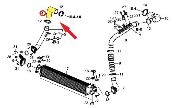 HONDA CIVIC TURBO HORTUMU