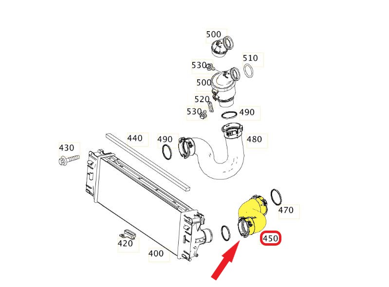 MERCEDES-BENZ	SPRINTER TURBO HORTUMU