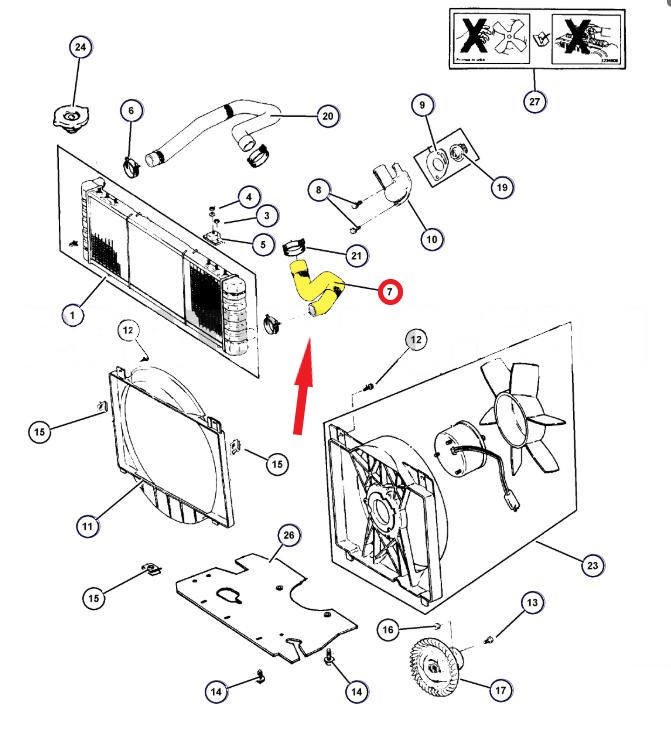RADYATÖR ÇIKIŞ HORTUMU