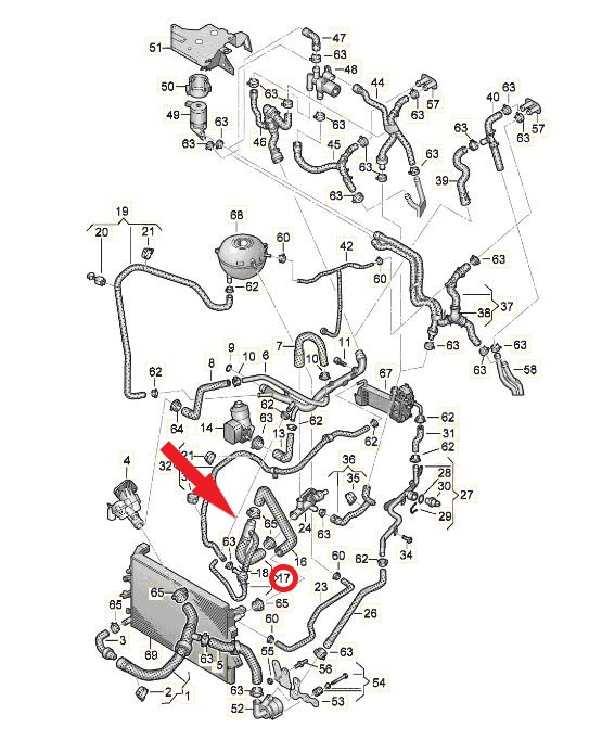 RADYATÖR GİRİŞ HORTUMU