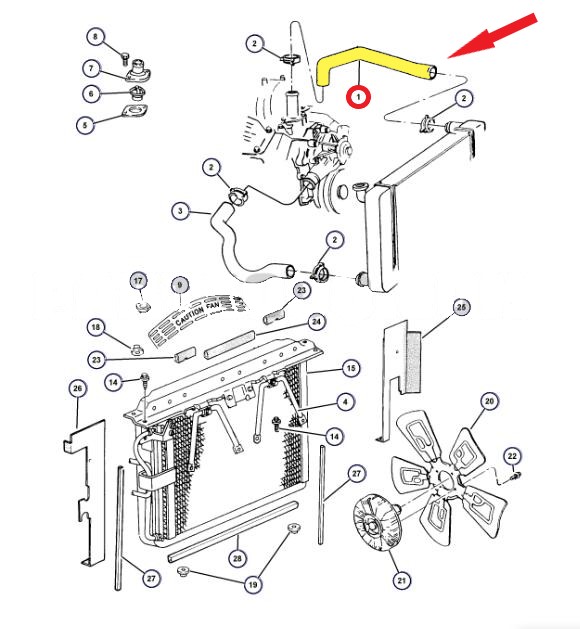 RADYATÖR GİRİŞ HORTUMU