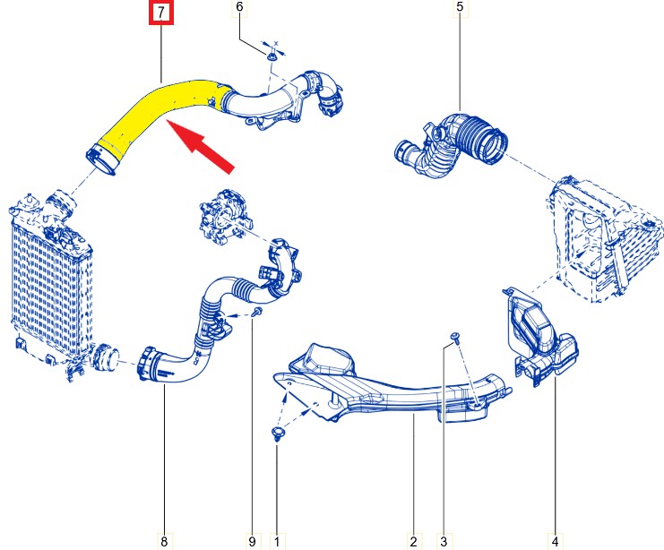 RENAULT KADJAR TURBO HORTUMU