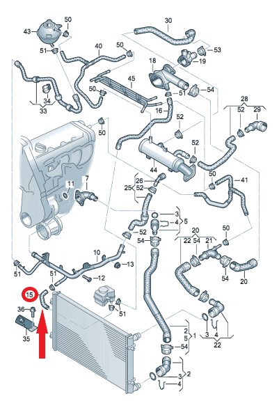 SOĞUTMA HORTUMU Montaj Yeri : Yağ Soğutucu Sonrası Boru Hattı