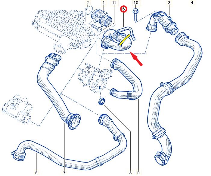  TURBO BORUSU HORTUMU