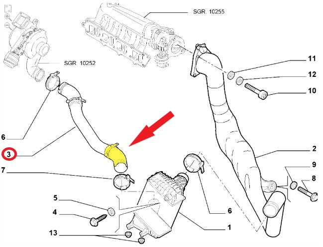 TURBO HORTUMU METAL BORU HARİÇ