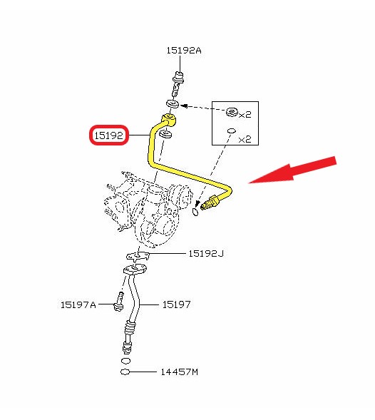 TURBO YAĞLAMA BORUSU