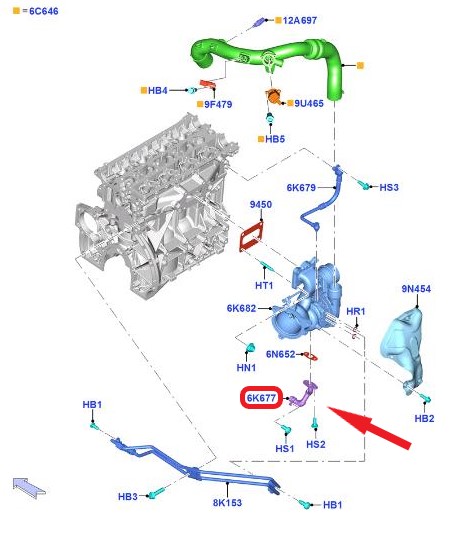 TURBO YAĞLAMA BORUSU