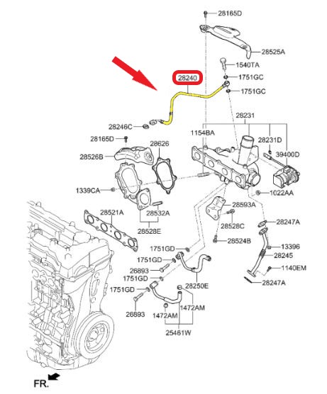 TURBO YAĞLAMA BORUSU
