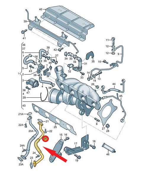 TURBO YAĞLAMA BORUSU