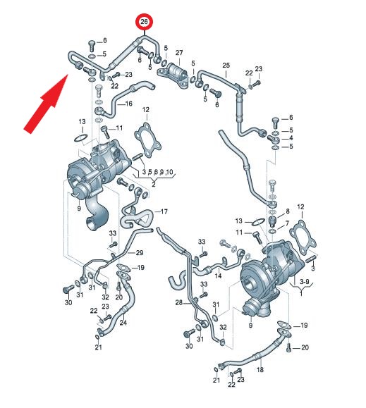 TURBO YAĞLAMA BORUSU