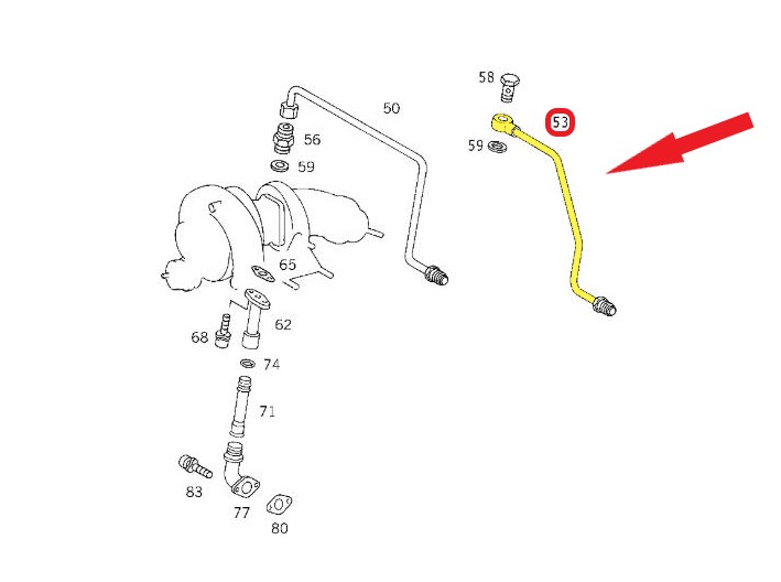 TURBO YAĞLAMA BORUSU