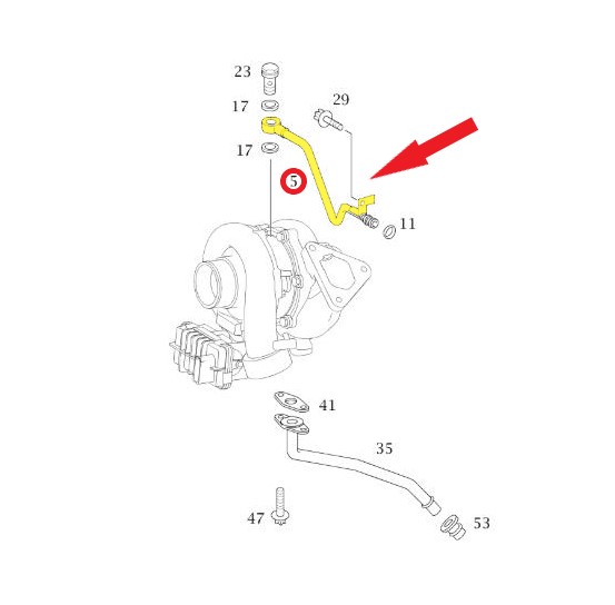 TURBO YAĞLAMA BORUSU