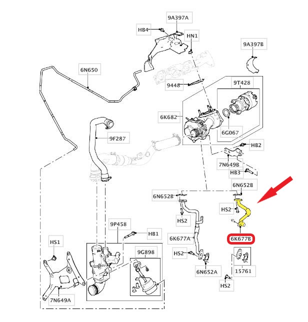 TURBO YAĞLAMA BORUSU