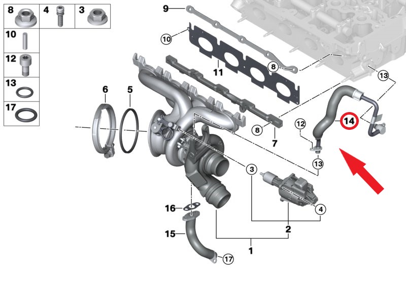 TURBO YAĞLAMA BORUSU