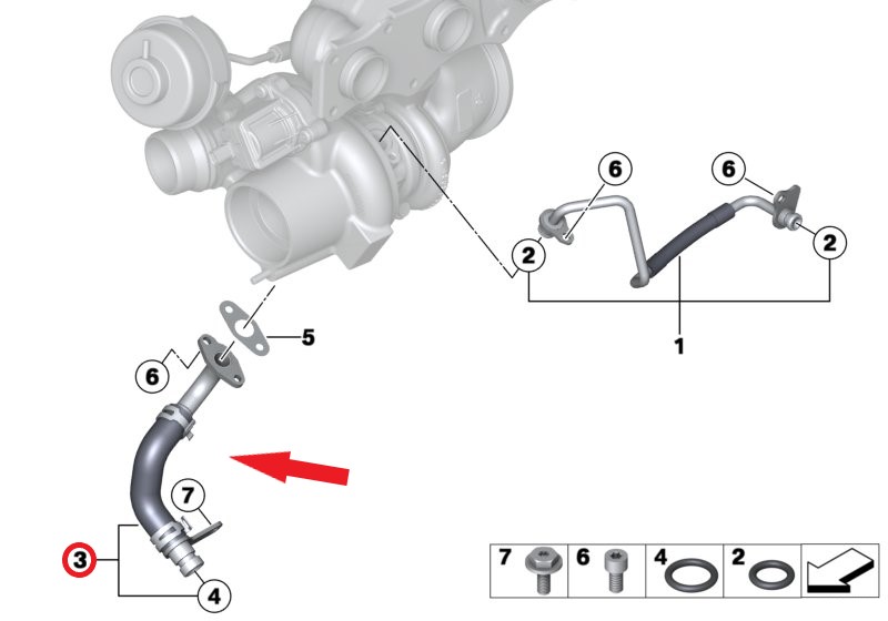 TURBO YAĞLAMA BORUSU