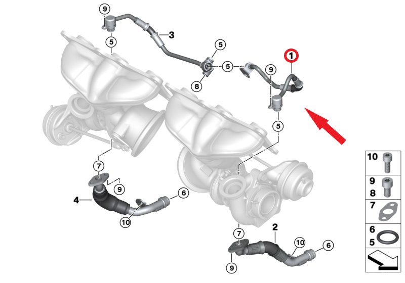 TURBO YAĞLAMA BORUSU