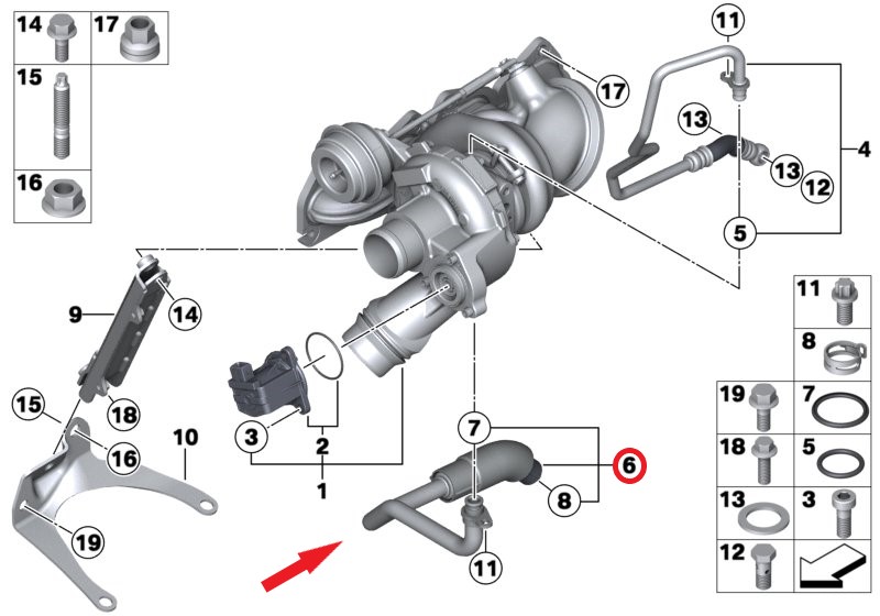 TURBO YAĞLAMA BORUSU