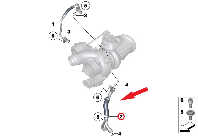 TURBO YAĞLAMA BORUSU