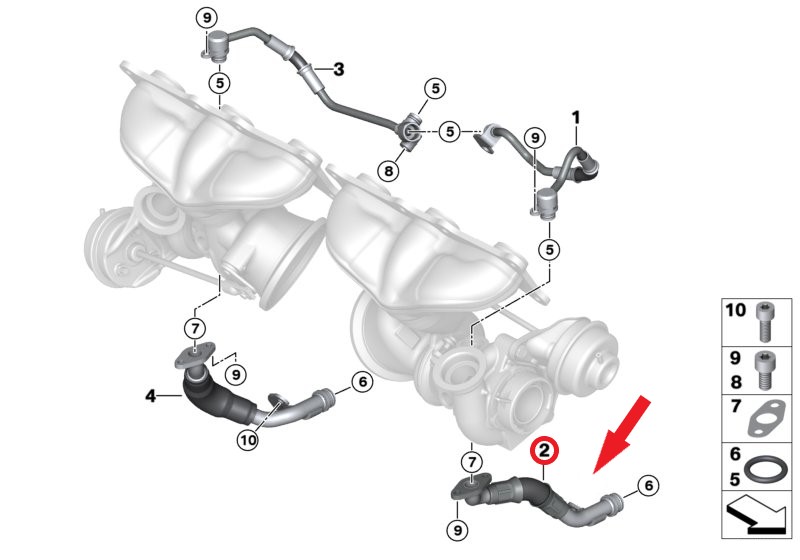 TURBO YAĞLAMA BORUSU