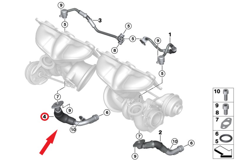 TURBO YAĞLAMA BORUSU