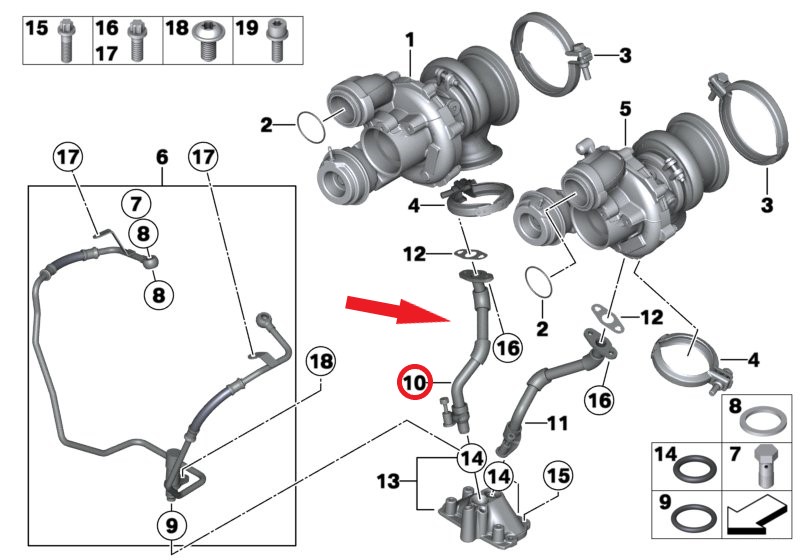TURBO YAĞLAMA BORUSU
