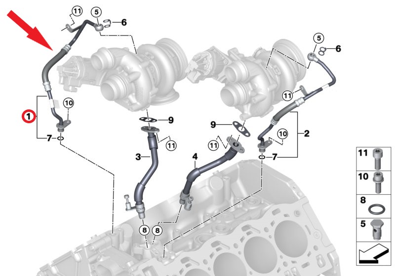 TURBO YAĞLAMA BORUSU