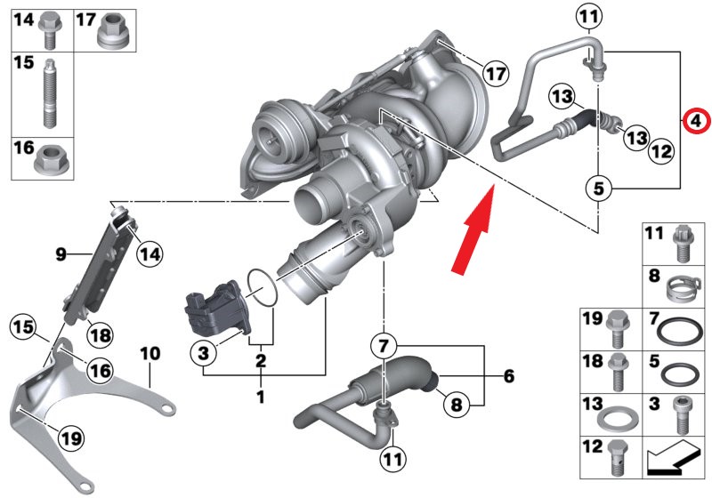 TURBO YAĞLAMA BORUSU