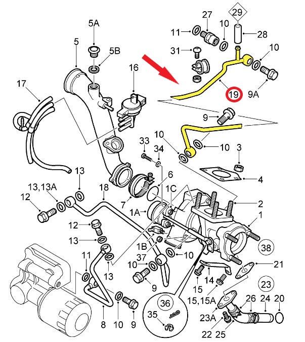 TURBO YAĞLAMA BORUSU